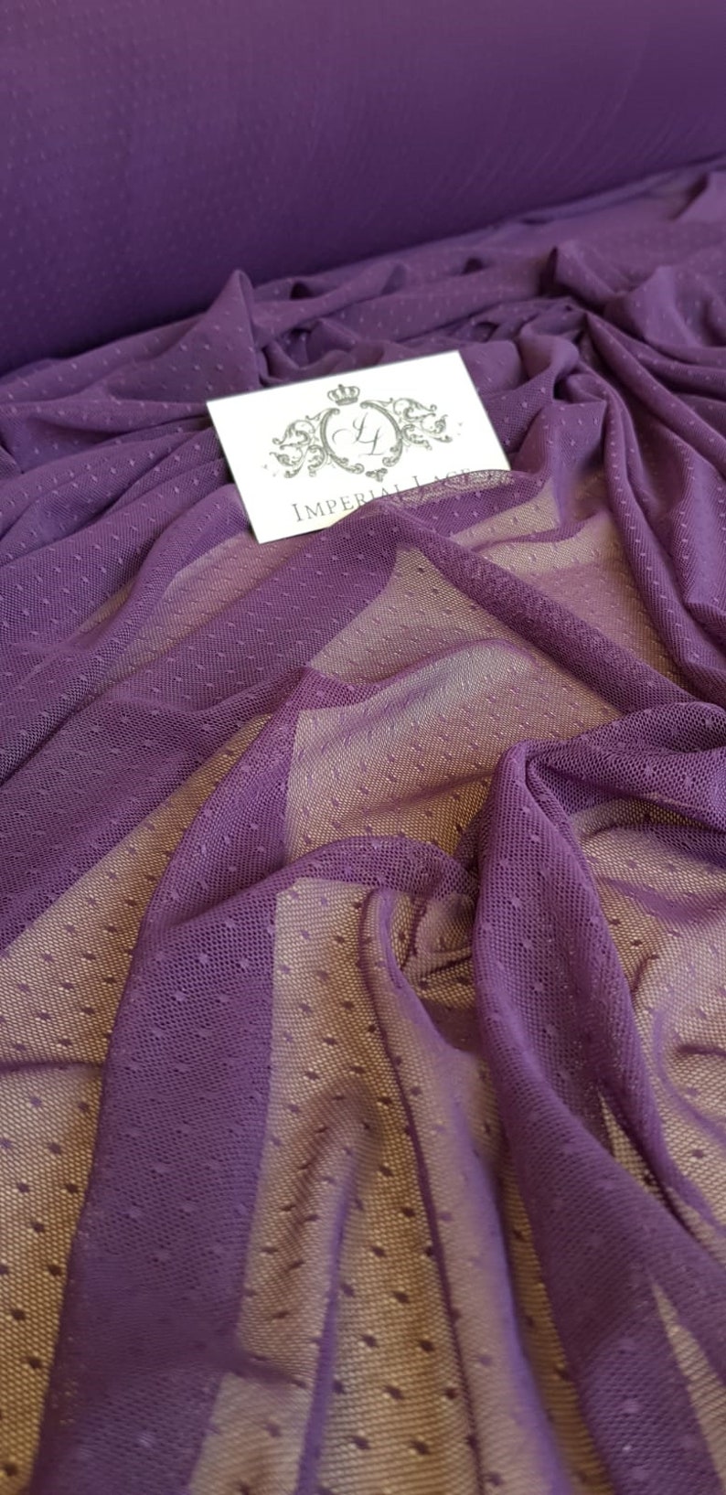 Lingerie net Lilac tulle fabric T00208 Lilac elastic tulle fabric Elastic net fabric Lilac tulle Lingerie net fabric