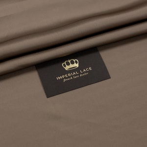 Brown Viscose fabric, Designer fabric, Fashion dress fabric, Evening dress fabric, Fabric for dress, Premium fabric, Satin fabric Z00813