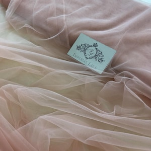 Pink tulle fabric, Lingerie net, Pink tulle fabric, Soft baby pink tulle, Lingerie fabric, Tulle, Pink tulle, Tulle fabric, T00178