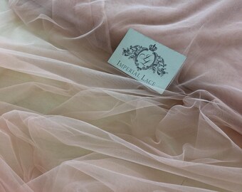 Pink tulle fabric, Lingerie net, Pink tulle fabric, Soft baby pink tulle, Lingerie fabric, Tulle, Pink tulle, Tulle fabric, T00178