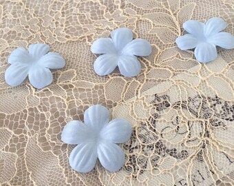 Blue bridal fabric flowers, bridal fabric, flowers, hair pins, hair accessories, bridal accessories, wedding accessories, P0006