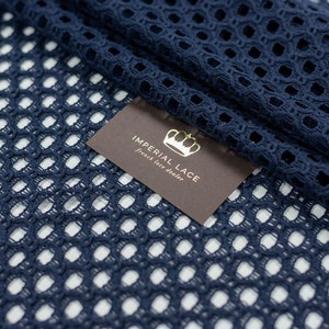 Dunkelblauer Spitze Stoff, französische Spitze, bestickte Spitze, Hochzeitsspitze, Braut Spitze, Schleier Spitze, Dessous Spitze