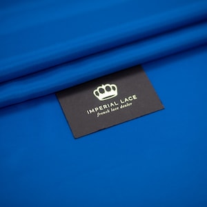 Blue Brunello lining fabric, Blue lining, Elastic lining, Blue Fabric, Fabric by the Yard, Lingerie Fabric, Wedding dress fabric Z00761