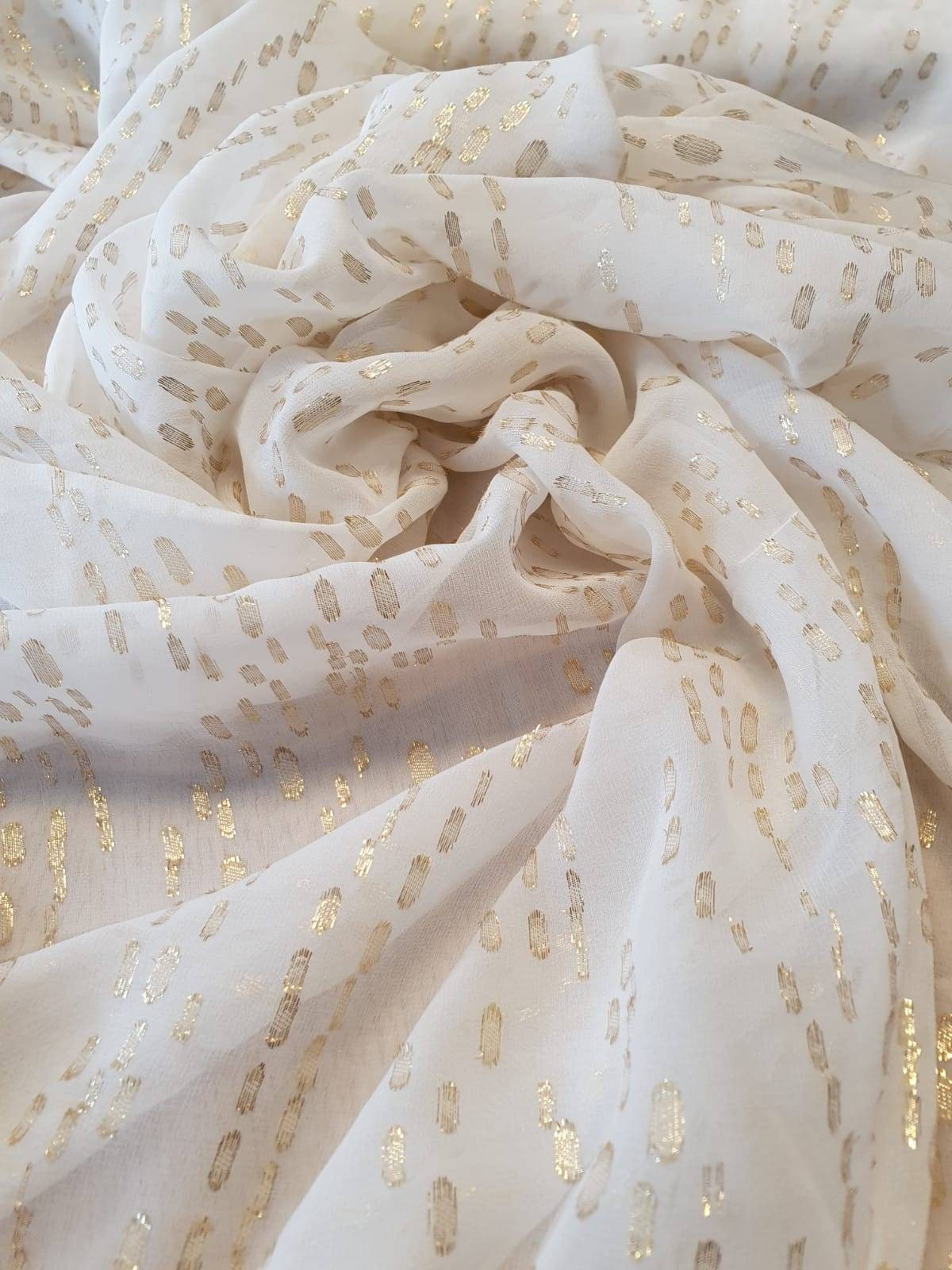 Ivory Silk Crepe chiffon White Crepe Weiss Chiffon Etsy