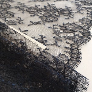 Black lace trim Wedding lace trim Lace trim Trimming White lace trim Blue lace trim Ivory lace trim White lace trim Lingerie Lace MM00093