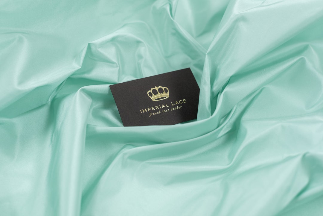 Forest Green Taffeta Silk Fabric main image 1