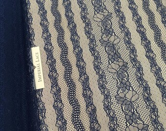 Blue lace fabric, French Lace, Embroidered lace, Wedding Lace, Bridal lace, Light blue Lace, Veil lace, Lingerie Lace Chantilly Lace K00780