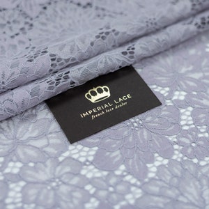 Lilac lace fabric, Lace fabric, boho lace fabric, Alencon lace fabric, scalloped lace fabric, bridal lace, Fabric By the Yard, K01213