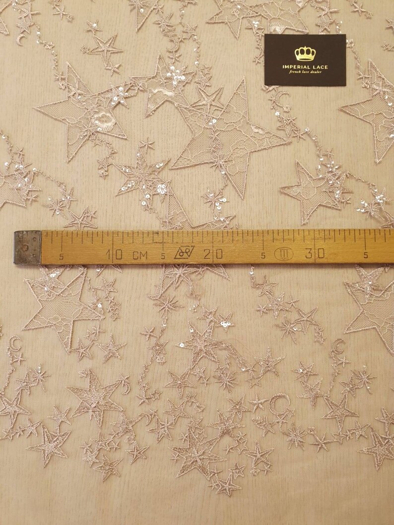 Wedding Lace,Lingerie Lace,Chantilly Lace K01002 Old Rose star embroidery base tulle with pearl,Lace Fabric,embroidery,French Lace