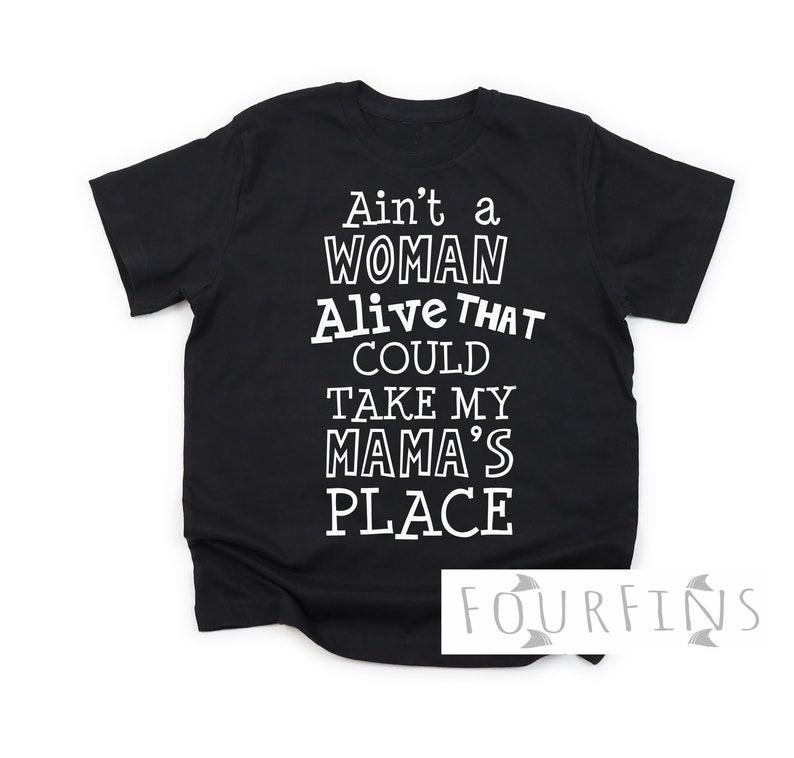 Camiseta infantil engraçada: Não existe mulher como a minha mãe imagem 2