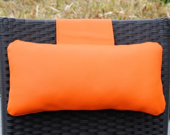 Coussin de cou de Karawunzlator en cuir synthétique 35 x 20 cm poids, coussins de relaxation, coussins de cou, coussins dorsaux, coussins en cuir synthétique