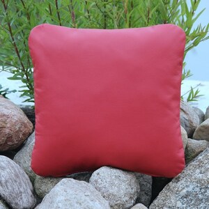 Cushion Cover Genuine Leather away 40 x 40 cm Lounge cushion, chair cushions, back cushions, kidney cushions, cushions, leather cushions image 2