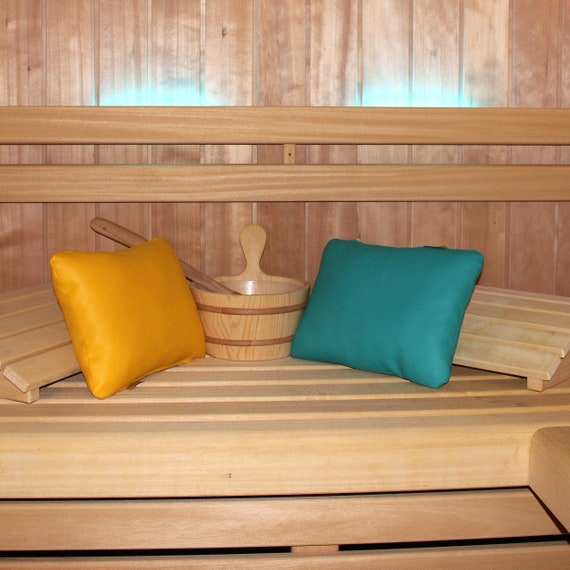 Sauna Cushion From 40 X 30 Cm Sauna Soft Pad Imitation Leather in Great  Colors, Barrel Sauna, Garden Sauna, Finnish Sauna, Infrared Sauna 