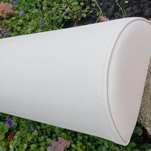 Mezzo rotolo per sauna 50 x 7,5 x 15 cm, rotolo portaoggetti in sisal similpelle, rotolo benessere, rotolo relax #Accessori per sauna Sauna finlandese #Sauna a botte