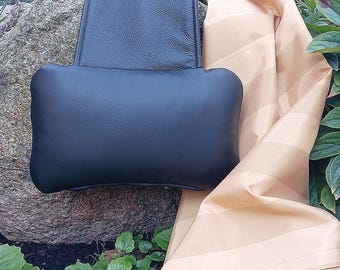Leder #Doubleflex #Leder Wendenackenkissen ab 25 x 18 cm mit Gewicht, Kopfstütze, Nackenstütze, #Relaxkissen, Sessel