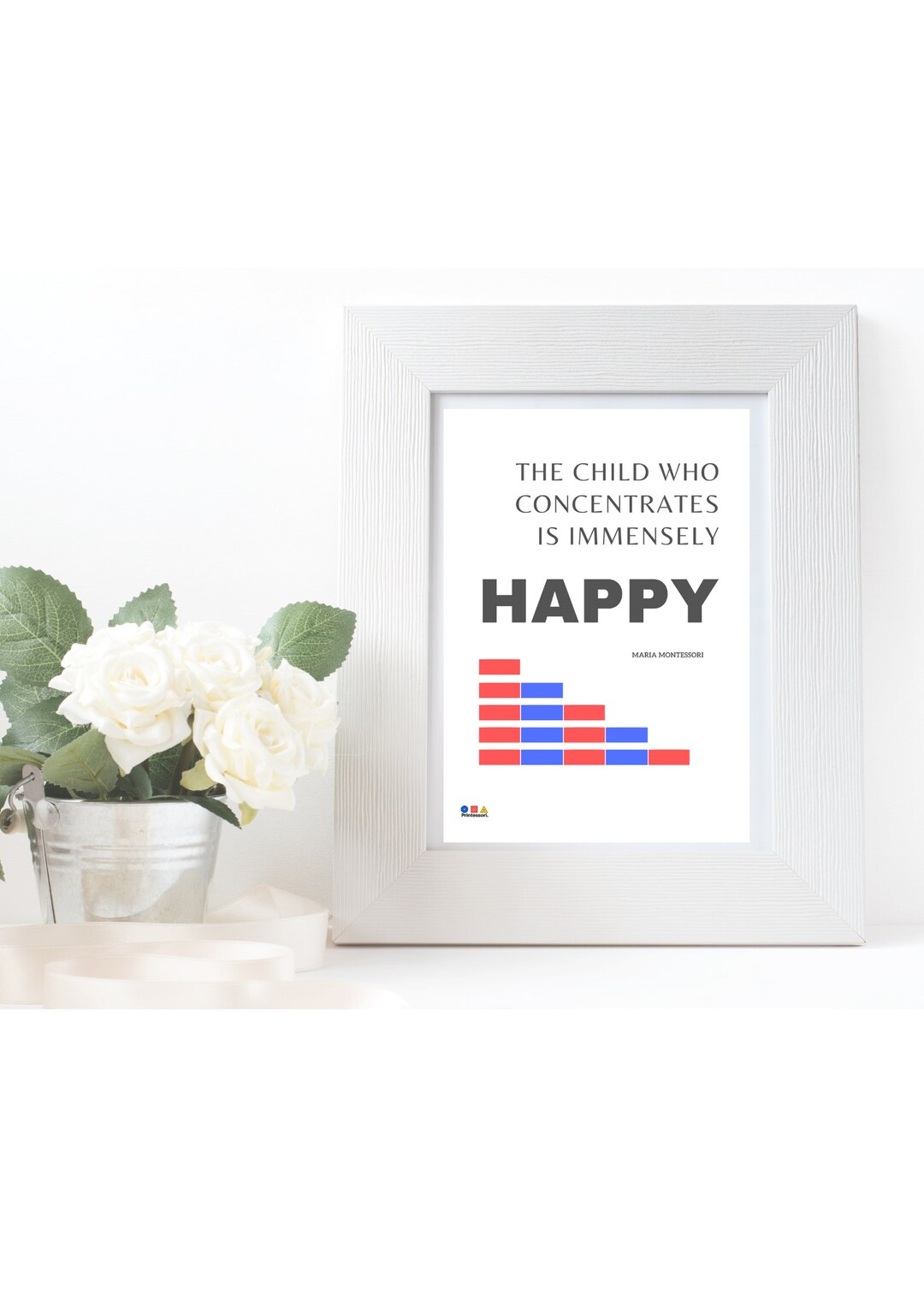 Montessori Quote Printable Poster Wall Art Decoration the Child Who ...