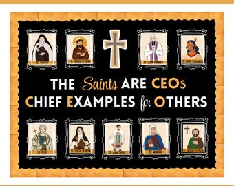 Catholic Saints and All Saints Day Bulletin Board: CEOs