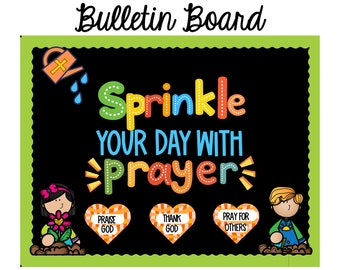 Christian Bulletin Board: Sprinkle Your Day with Prayer