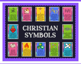 Christian Bulletin Board: Christian Symbol Posters
