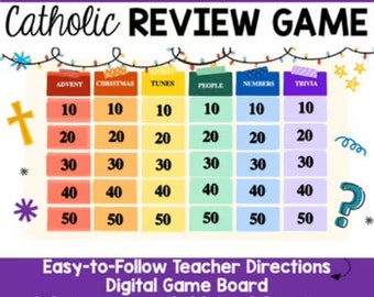 Catholic Review Game: Advent and Christmas