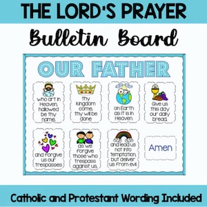 Padre Nostro - Bacheca della preghiera del Signore - Ritorno a scuola - Insegnamento della preghiera del Signore