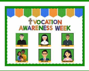 Catholic Vocations Awareness Bulletin Board