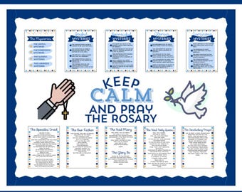 Catholic Rosary Bulletin Board: Keep Calm and Pray the Rosary