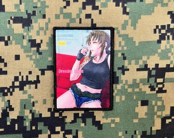 Black Lagoon Revy Pinup Manga Morale Anime Patch