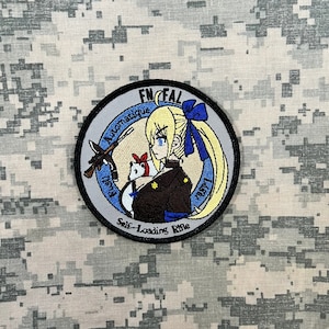 FN-FAL Battle Rifle T-Doll (Tactical Doll) Girls' Frontline Morale Anime Patch