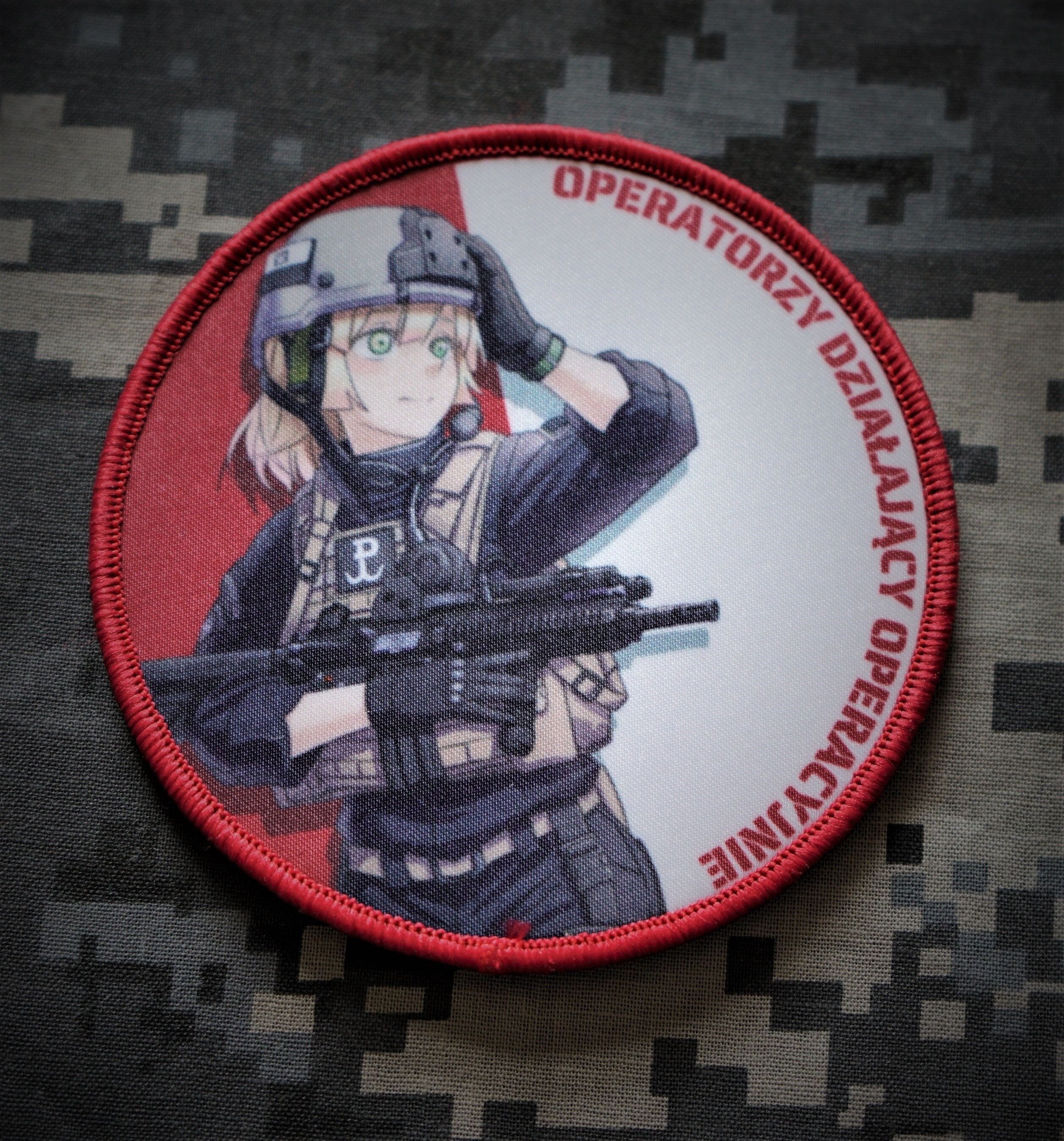 Crazy Chan Tactical Anime Girl Waifu Kawaii PVC Patch Hook and Loop –  KTactical