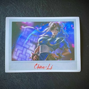 Chun-Li &#39;Polaroid&#39; Vinyl Sticker