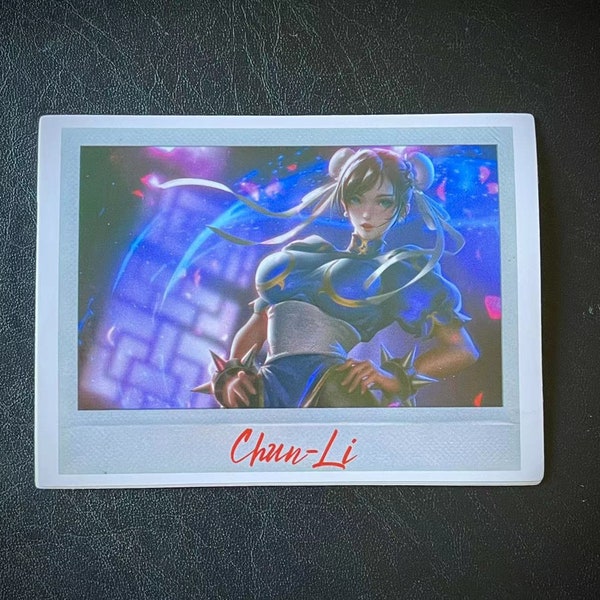 Chun-Li 'Polaroid' Vinyl Sticker