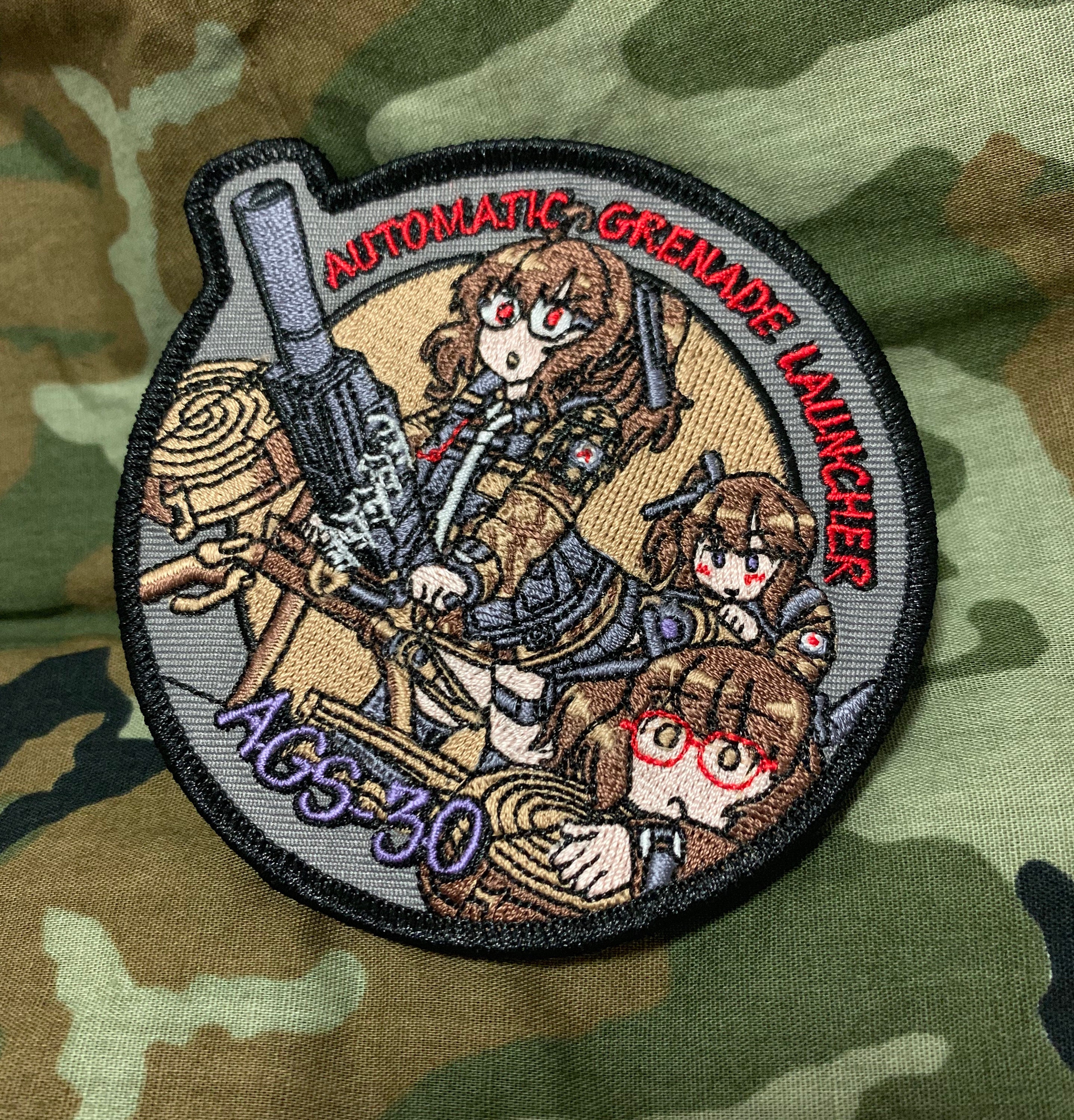 Russian AK-12 T-Doll (Tactical Doll) Girls' Frontline Morale Anime Patch