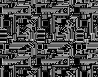 Cotton fabric printed circuit board