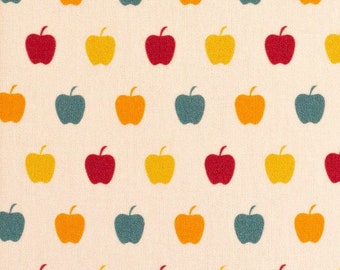 Cotton fabric small apples