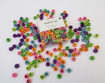 Letter Beads Colored