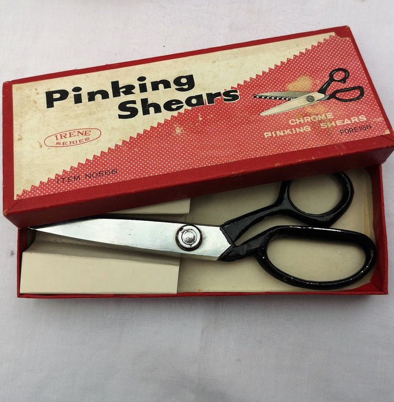 Vintage Craft Scissors Pinking Shears c.1950's. Etsy