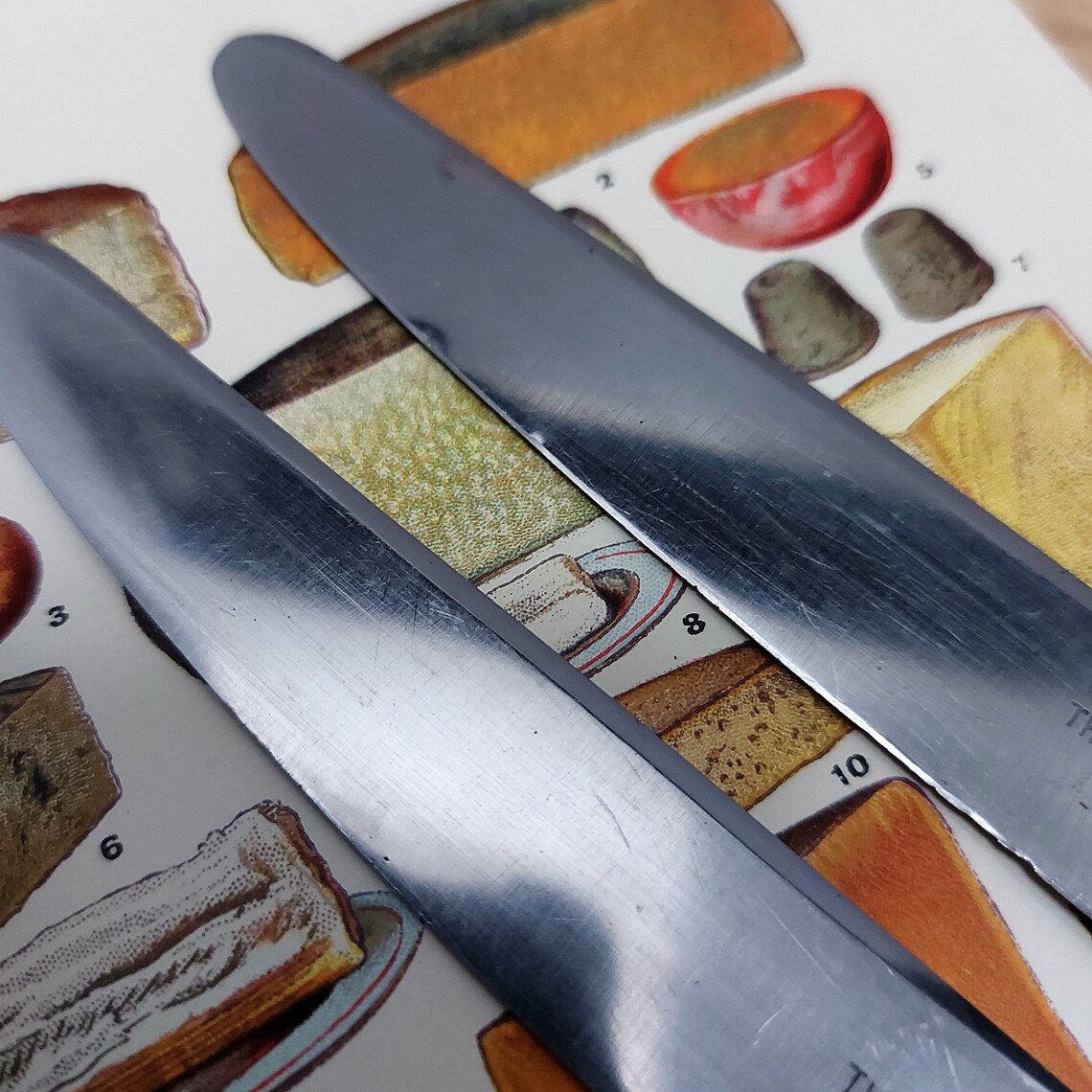 Vintage Cream Handled Knife Set Of 12. Sheffield 'Firth Etsy