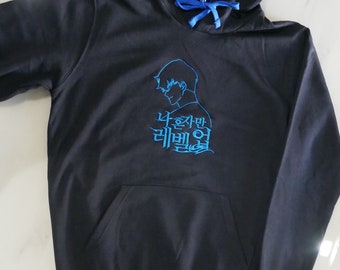 Kapuzenpullover mit koreanischem Charakter