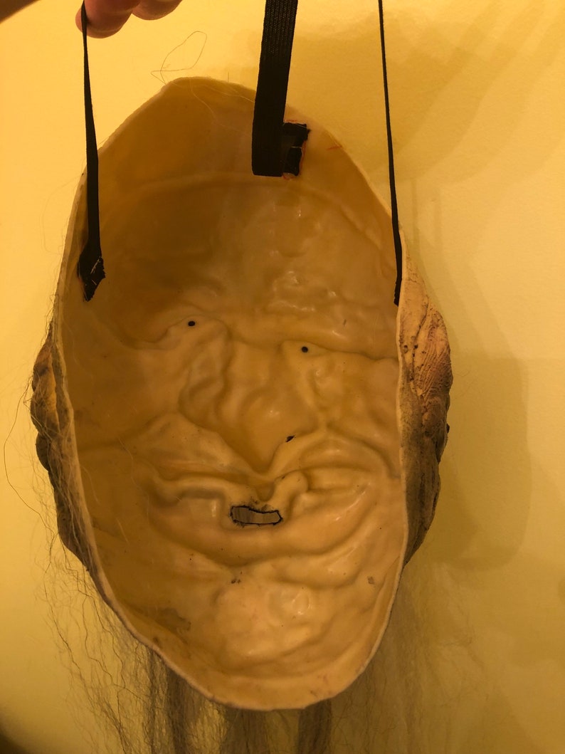 Latex Vintage Milton Bradley Shrunken Apple Head Sculpture Etsy