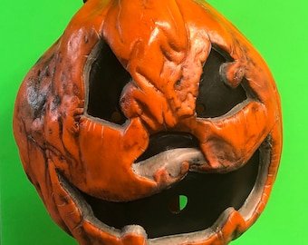 Spoiled Rotten Latex Full Head rotten pumpkin Halloween Mask decor