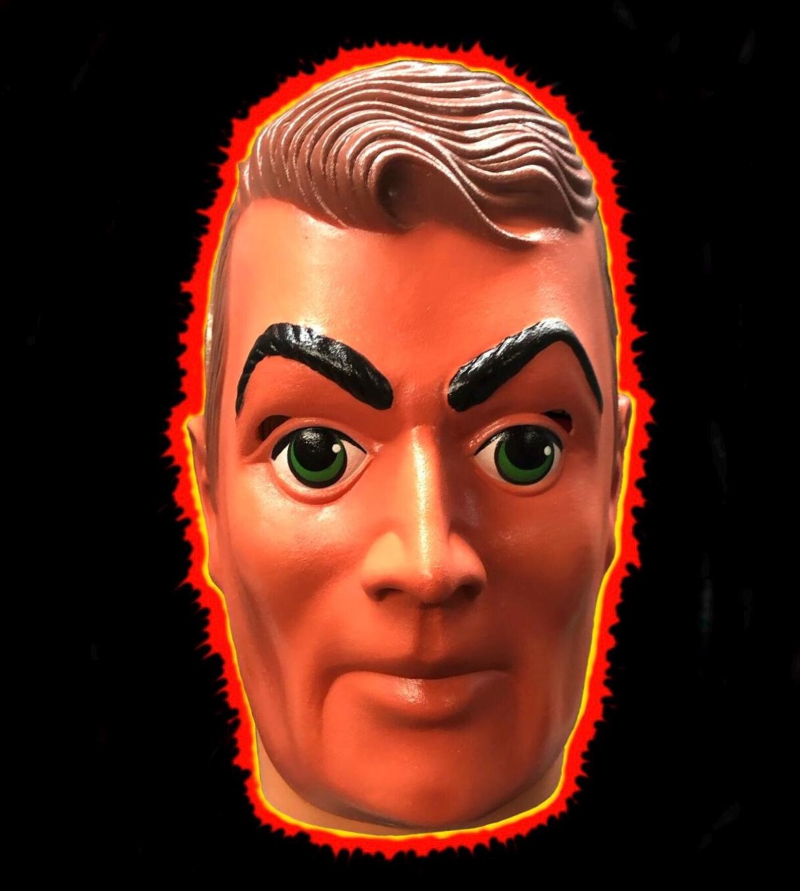 Kenner Maskatron Major Frederick Sloan John Saxon Cyborg Face Mask - Etsy