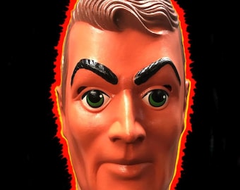 Kenner Maskatron Major Frederick Sloan John Saxon cyborg face mask