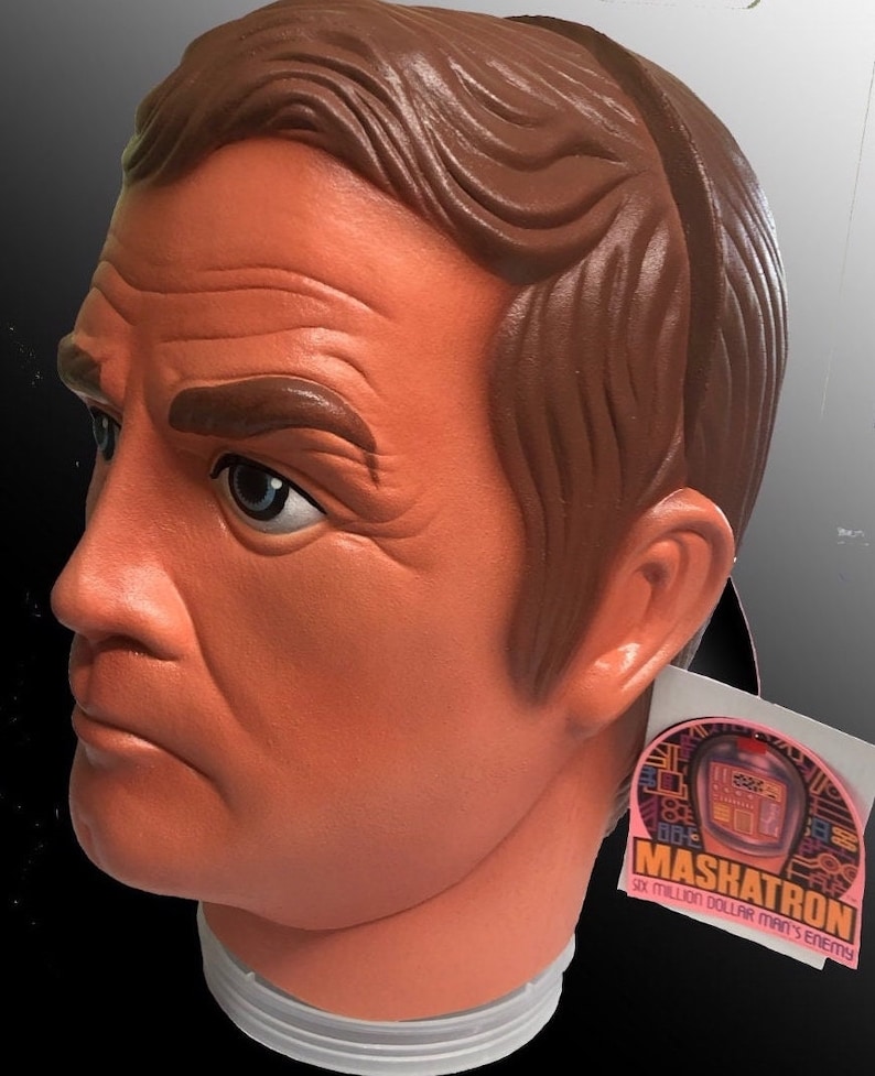 Maskatron Latex Mask Set: Six Million Dollar Man, Vintage Kenner Toy - Etsy