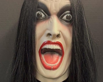 Wednesday 13 latex  Halloween display mask with hat