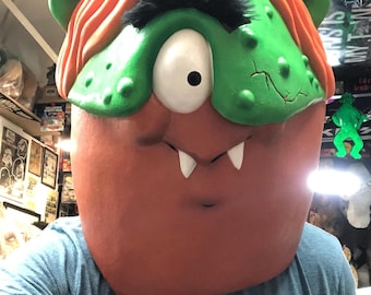 Chicken Nugget Latex Mask: Removable Monster Mask, Halloween Cosplay