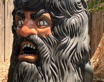 Bigfoot mask vintage Kenner style bionic Bigfoot action figure latex full size wearable cosplay and display mask
