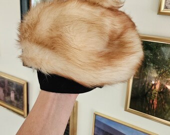 Vintage 1950s Genuine White Fox Fur Beret With Pom Pom - Etsy display picture 1