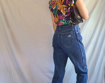 Vintage 1980s Acid Wash Lee Jeans  Thrashed Trashed 80s Skater Grunge Jeans  40x34