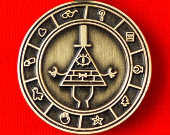 Gravity Falls Cipher Wheel Necklace Charm